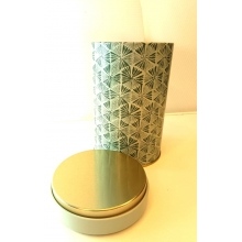 Boite � th� feuille vert