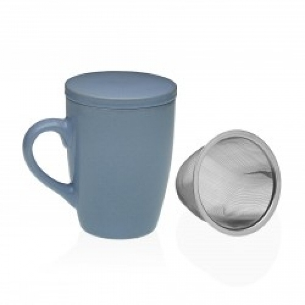 TISANIERE BLEU CIEL UNI